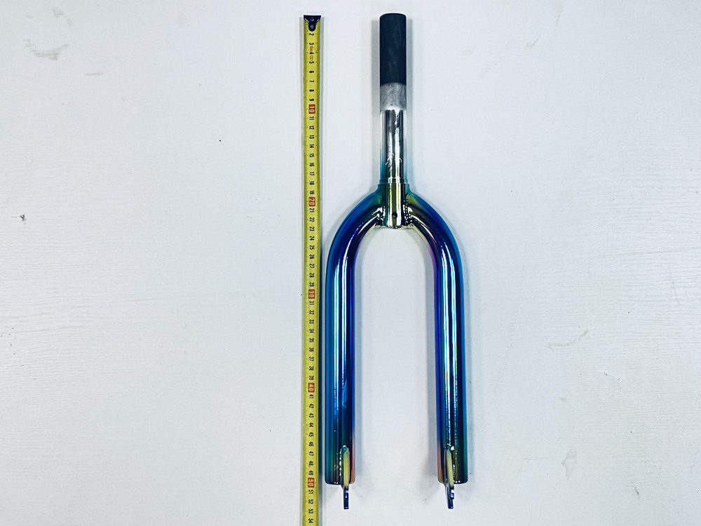 Вилка 20 BMX без резьбы на JUMPER 350 (неохром) UNI-CROWN 28.6X25.4X180mm R/30 0LD100 31.8, код 41601