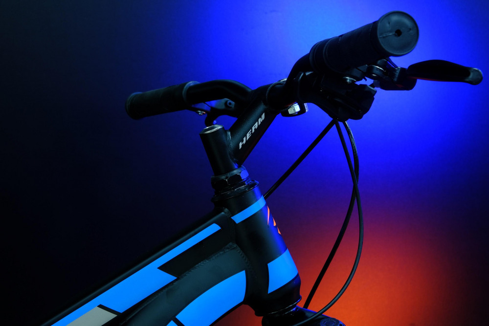 Heam First 207 Матовый Чёрно/Оранжевый/Синий