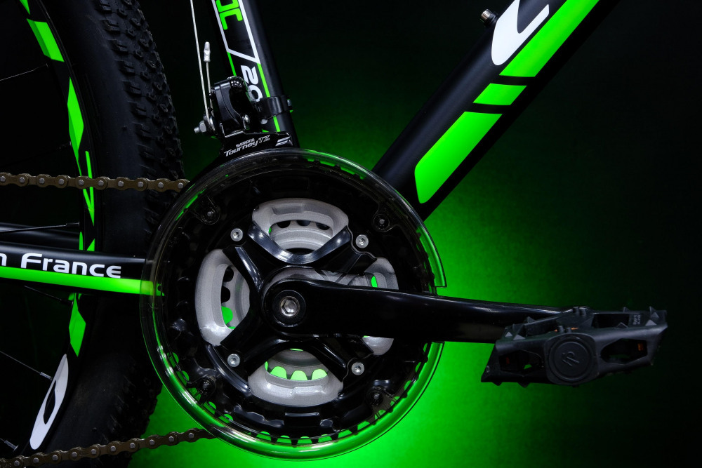 Lorak MAX 200 Матовый Чёрный/Зелёный 21р (на рост 183-190)